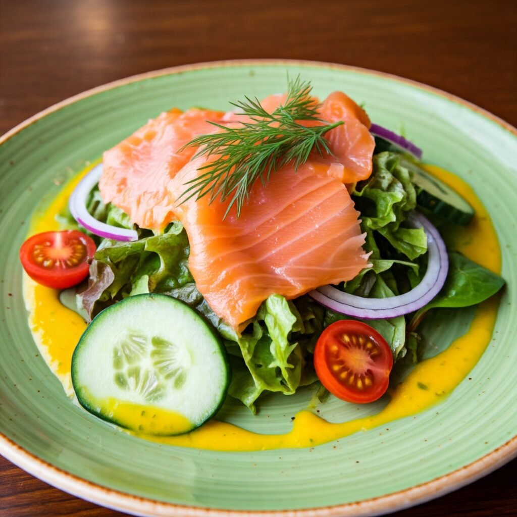 Smoked Salmon Salad recipe